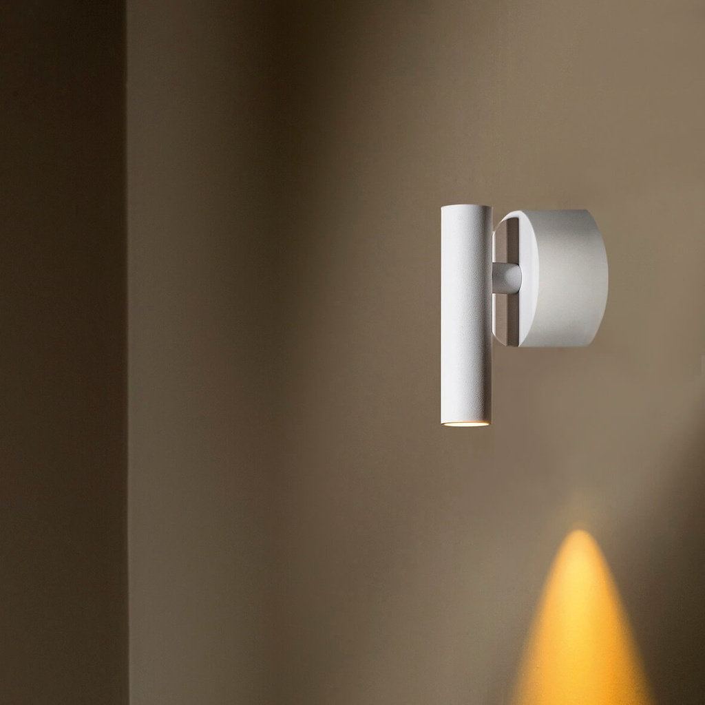 Nobel Single Beam 230V 2700K Mains Dimmable Textured Black