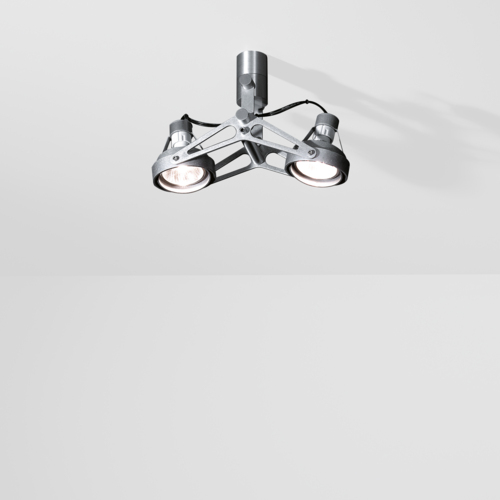 Nomad Surface Adjustable 2x GU10 Aluminium Matt