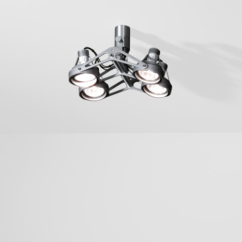 [MDL-10202205] Nomad Surface Adjustable 4x GU10 Aluminium Matt