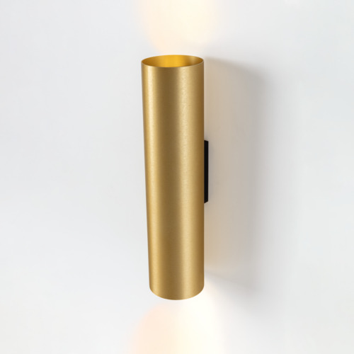 Nude Wall Up/Down 70 2x LED PAR20 E27 2700K Medium Leading Edge Champagne Brushed Anodised