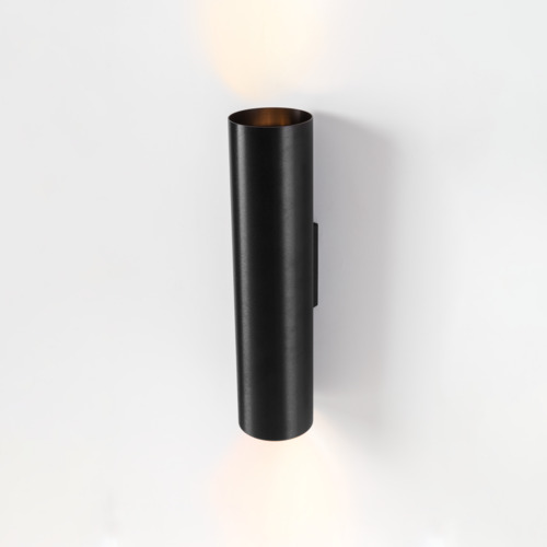 Nude Wall Up/Down 70 2x LED PAR20 E27 2700K Medium Leading Edge/Trailing Edge Black Brushed Anodised