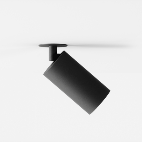 Nyto Semi-Recessed Adjustable 50 1x LED 2700K Medium DE Black Structure