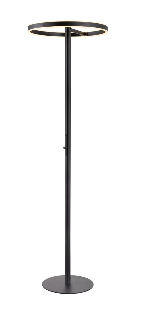 ONE STRAIGHT FL, staande lamp zwart, 20 W, 1200/1200 lm, 2700/3000 K, CRI90 140°