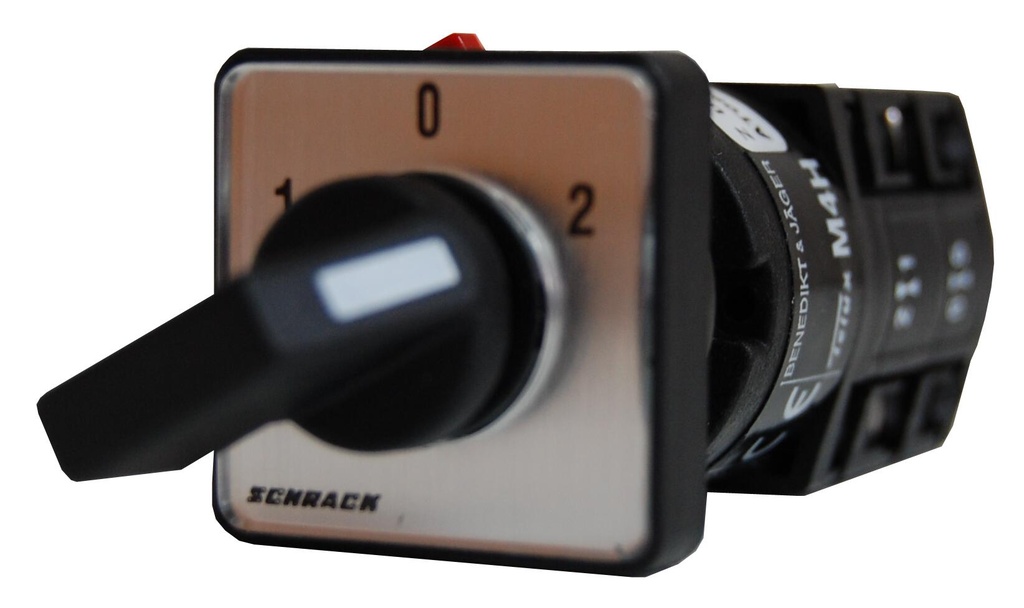 [SCH-IN626210] Omschakelaar 1-0-2 centrale bevestiging ø22mm 10A 2P