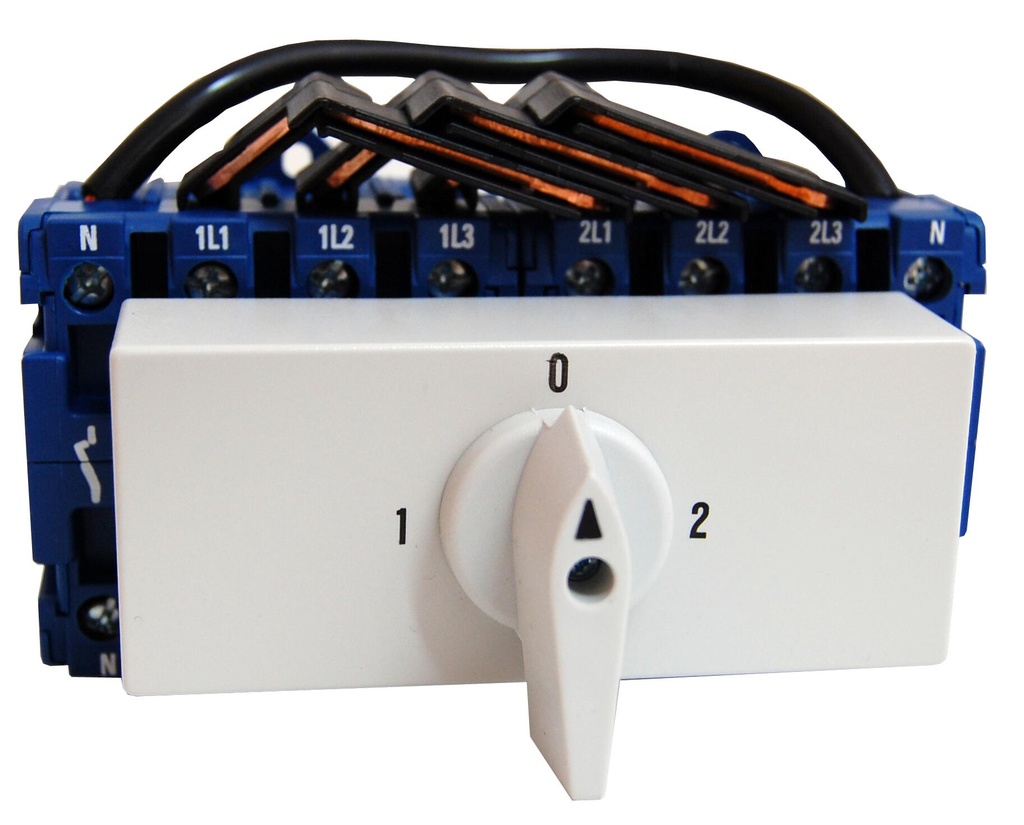 Omschakelaar 1-0-2 modulair 4P 63A 22kW
