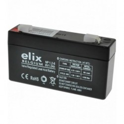Onderhoudsvrije gesloten oplaadbare lood -zuur batterij - 12V / 1,2Ah