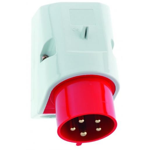 [DEM-24413] Opbouw cee stopcontact 32A 3P+N+A 400V IP44, quick-connect TE