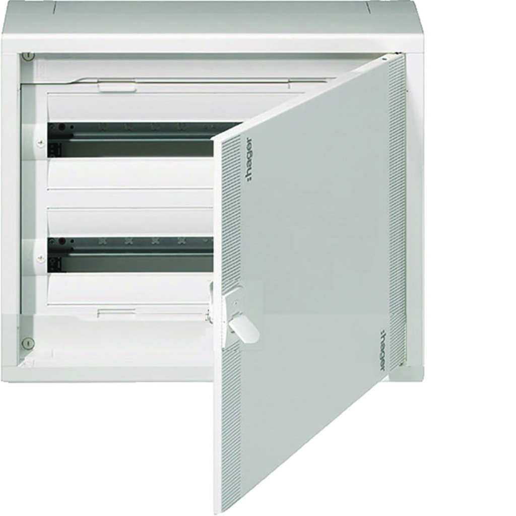 Opbouw verdeelkast vega D 2R. 48M. - volle deur