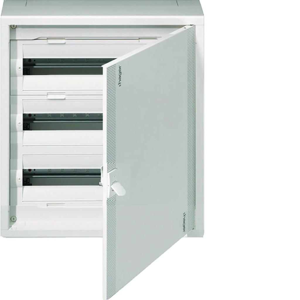 Opbouw verdeelkast vega D 3R. 72M. - volle deur