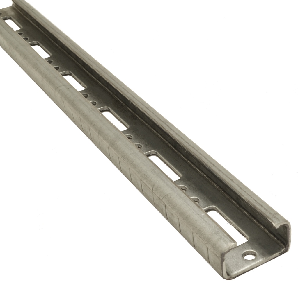 Ophangrail Sendzimir verzinkt staal (2m)