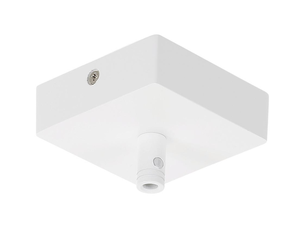 PLAFONDROZET voor GLENOS, mat wit, met trekontlasting