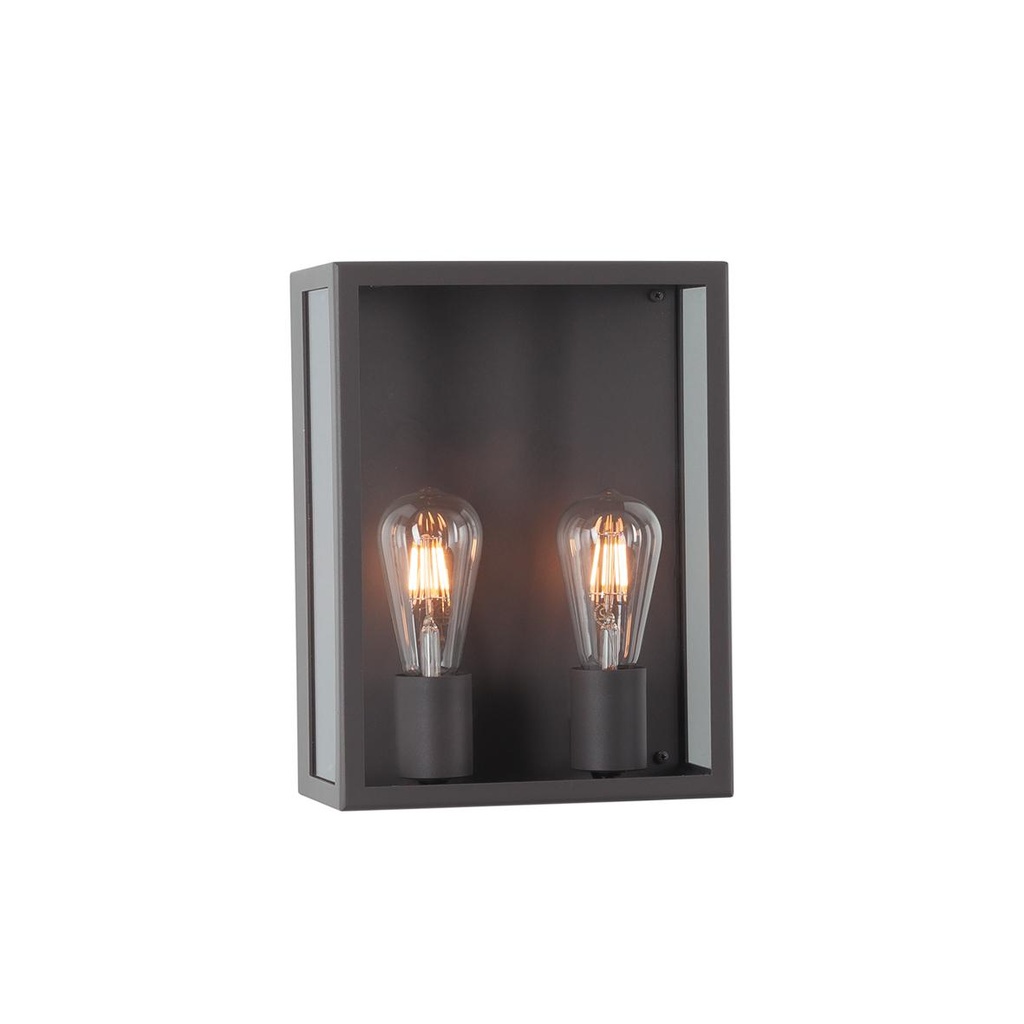 [PSM-W737.B.32X] POLO opbouw wandlicht zwart textuur