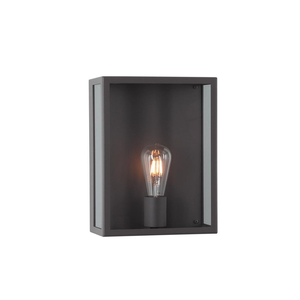 POLO opbouw wandlicht zwart textuur