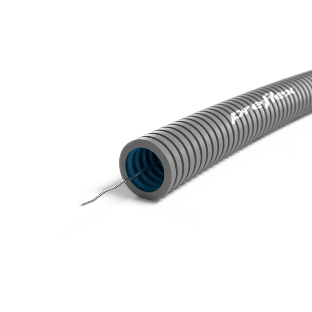 [PRE-1234000259] PREFLEX std grijs 25mm - rol 50m - LEEGMT 