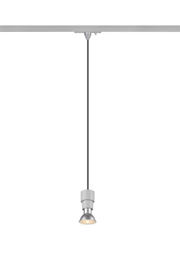 [SLV-1008209] PURI 2.0 Basic, 1~ pendelarmatuur, GU10, pendellengte 200cm, 1x max. 6W, grijs