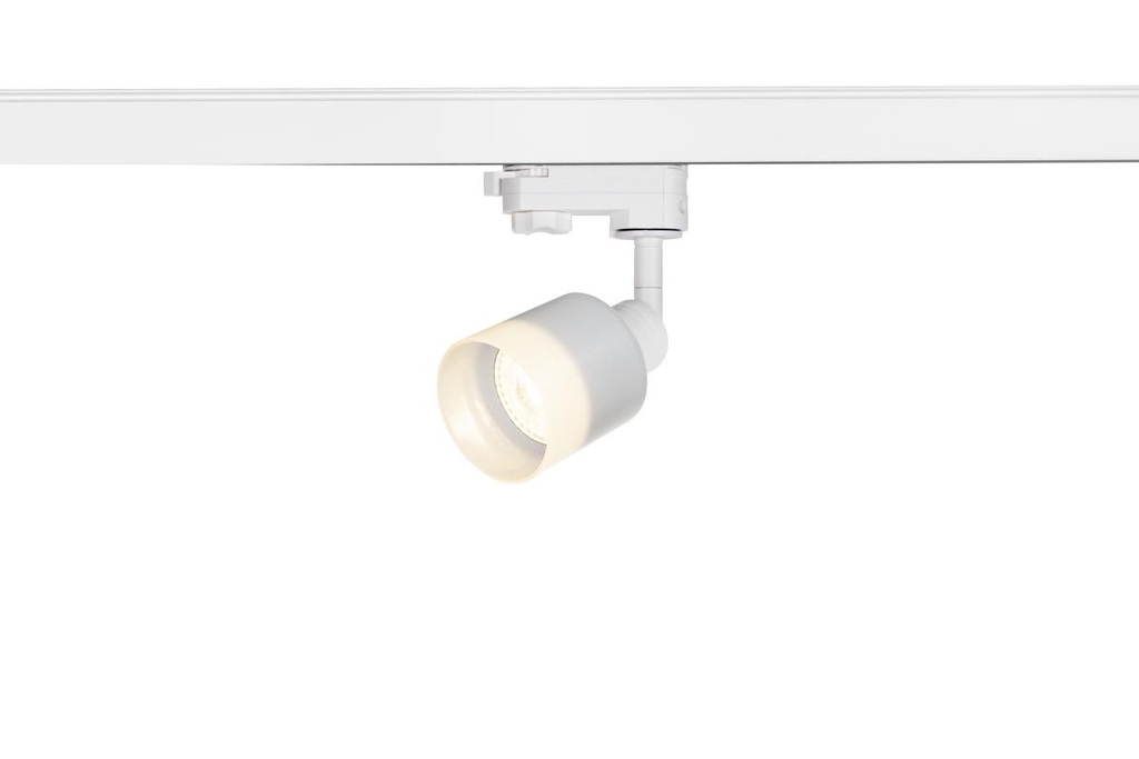 PURI TRACK QPAR51, glas, wit, 50W, incl. 3f.-adapter