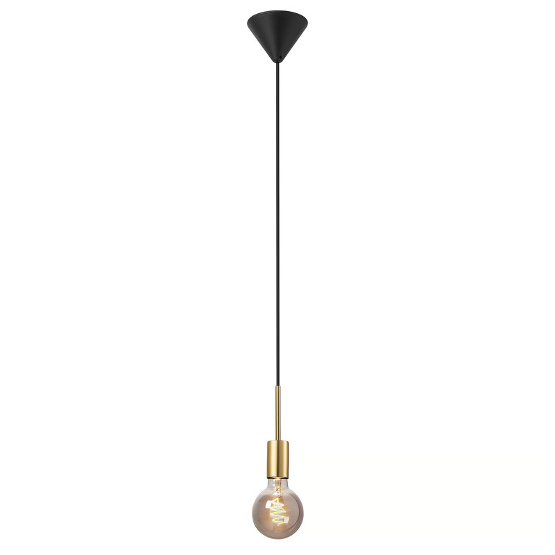 Paco - Hanglamp - Messing/Zwart - E27