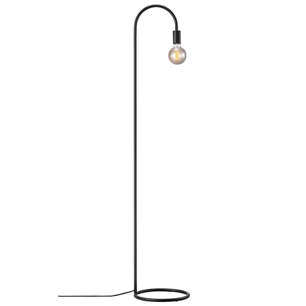 Paco - Vloerlamp - Zwart - E27