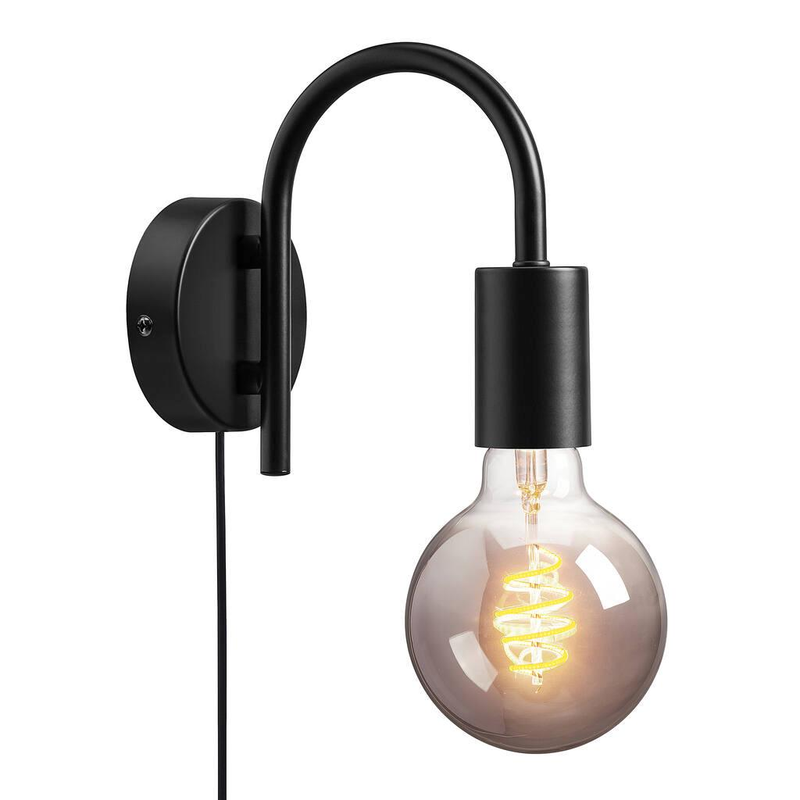 [NDL-2112071003] Paco - Wandlamp - Zwart - E27