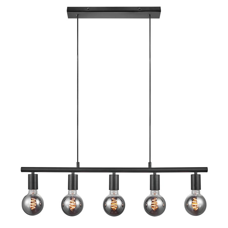 [NDL-2213273003] Paco 115 - Hanglamp - Zwart - 5xE27