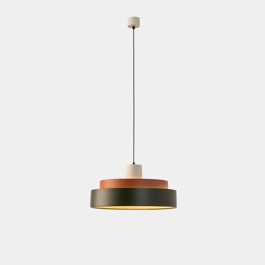 [LC4-00-9036-CV-A1] Pendant Keops 2 Bodies Big E27 15W Multi-coloured 576lm