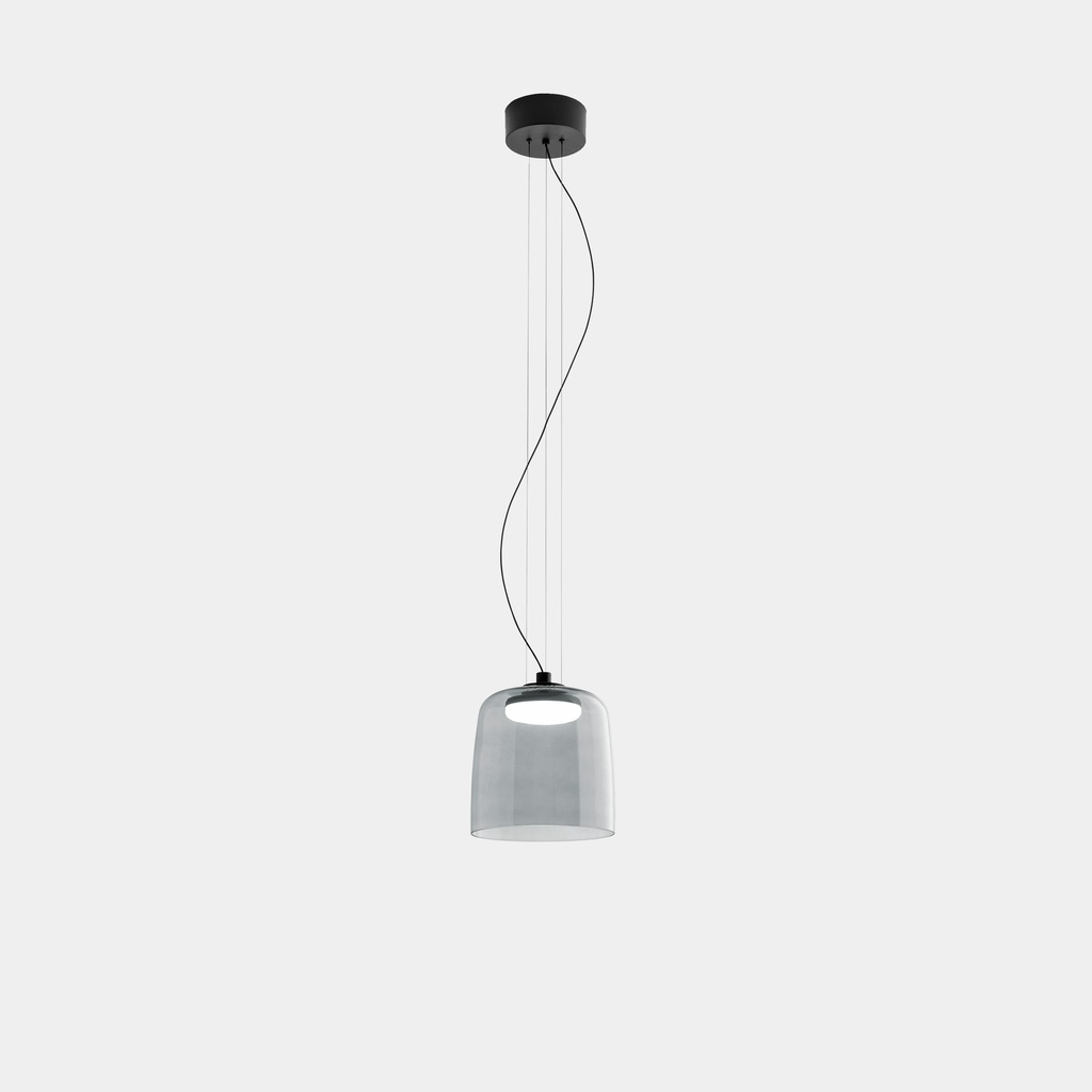 [LC4-00-A024-05-12] Pendant Levels 1 Body Ø220mm LED 19W SW 2700-3000-4000K PHASE CUT Black 1381lm