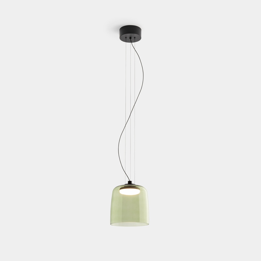[LC4-00-A024-05-08] Pendant Levels 1 Body Ø220mm LED 19W SW 2700-3000-4000K PHASE CUT Black 1381lm