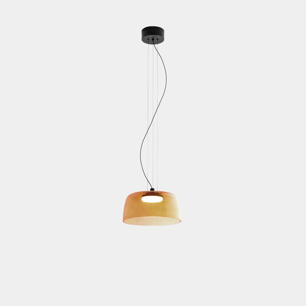 [LC4-00-A025-05-15] Pendant Levels 1 Body Ø320mm LED 19W SW 2700-3000-4000K PHASE CUT Black 1381lm