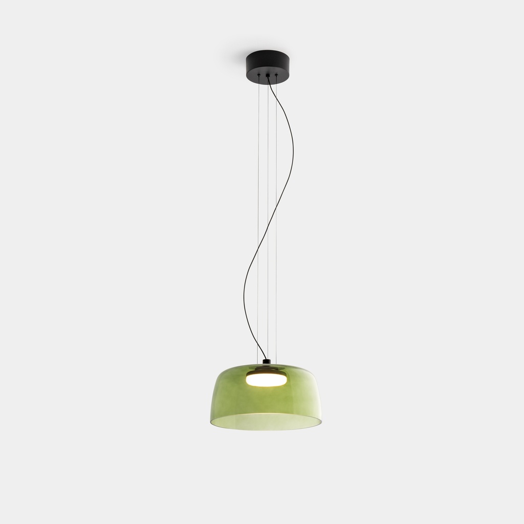 Pendant Levels 1 Body Ø320mm LED 19W SW 2700-3000-4000K PHASE CUT Black 1381lm