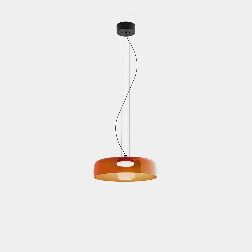[LC4-00-A026-05-15] Pendant Levels 1 Body Ø420mm LED 19W SW 2700-3000-4000K PHASE CUT Black 1381lm