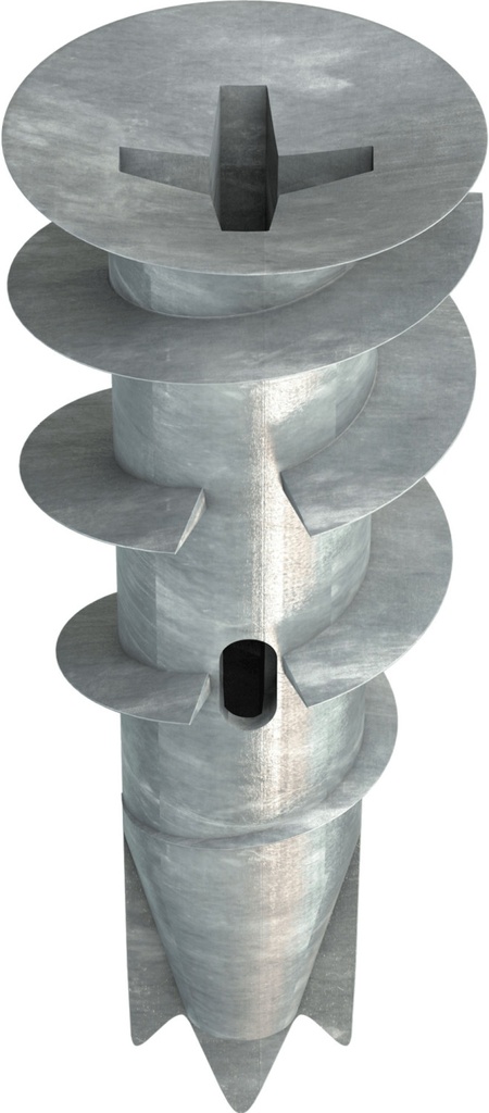 [TOX-068100021] Plug voor gipskarton SPIRAL PLUS (GD 37) metaal