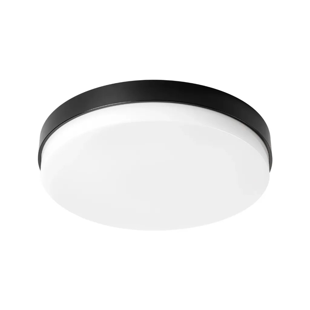 Prodisc III, opbouw, Ø335xH63mm, max. 23W, nood, zwart