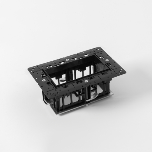 [MDL-14180132] Qbini Frame Recessed Trimless 2x Black Matt