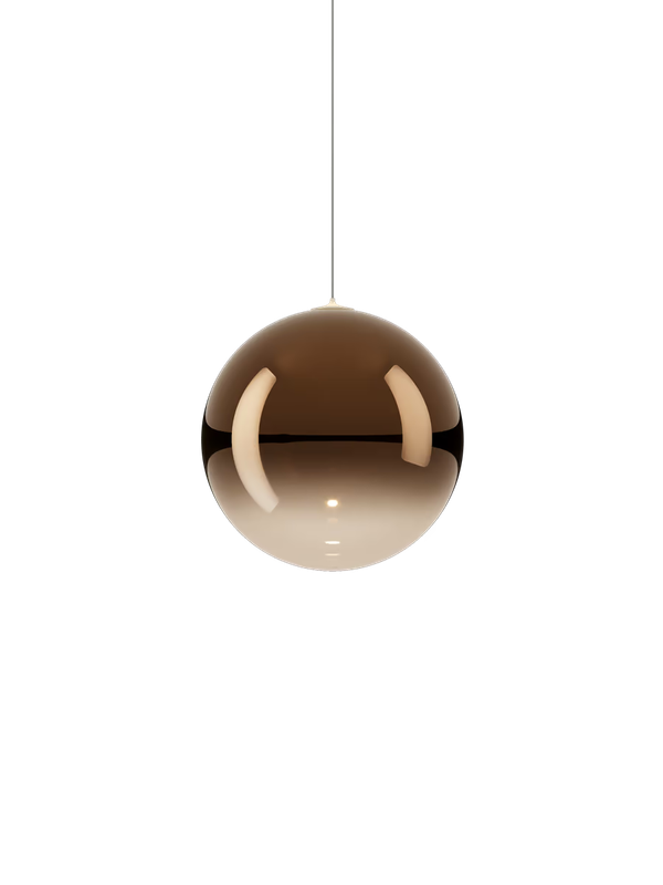 [LOD-17113 4627] RANDOM SOLO CLUSTER PENDANT ø 18CM GLOSSY BRONZE 2700K CE