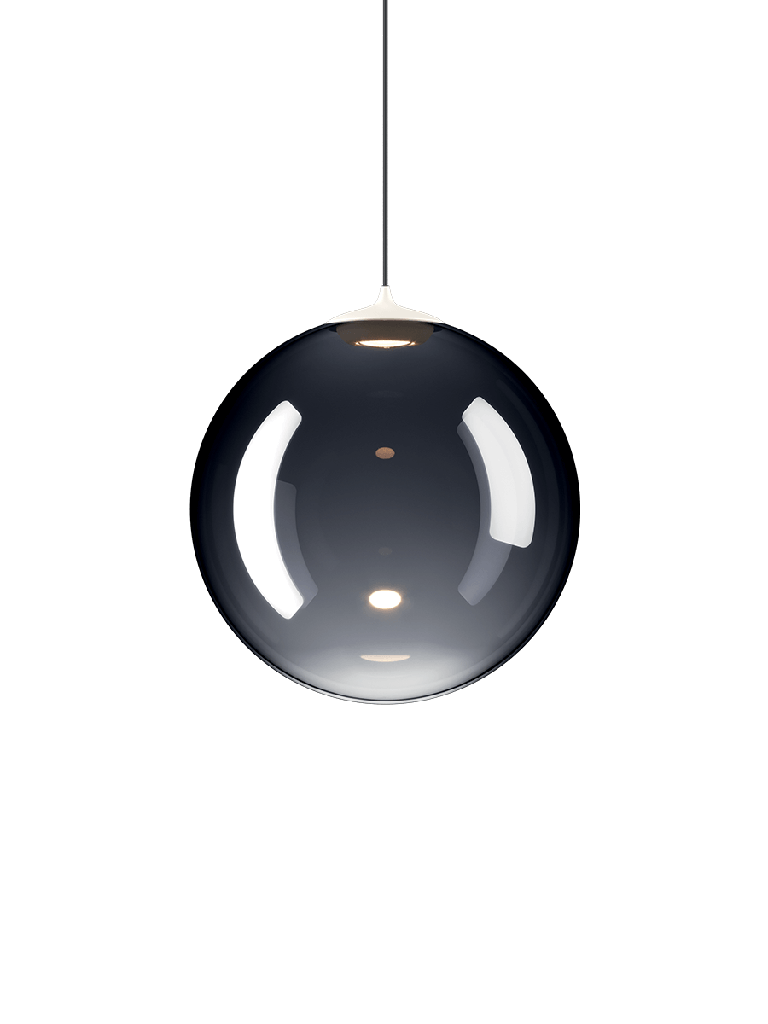 RANDOM SOLO CLUSTER PENDANT ø 23CM GLOSSY SMOKE 2700K CE