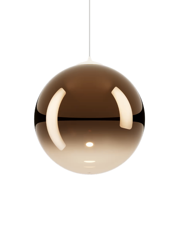 RANDOM SOLO CLUSTER PENDANT ø 28CM GLOSSY BRONZE 2700K CE