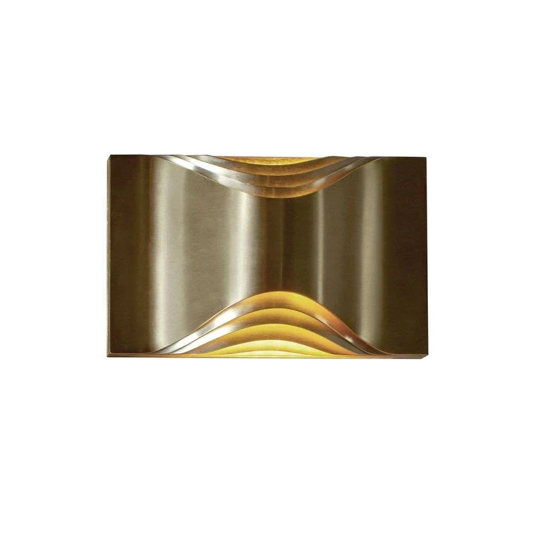 RESPIRO WALL - Wall lamp-anodized gold aluminium 230x145mm
