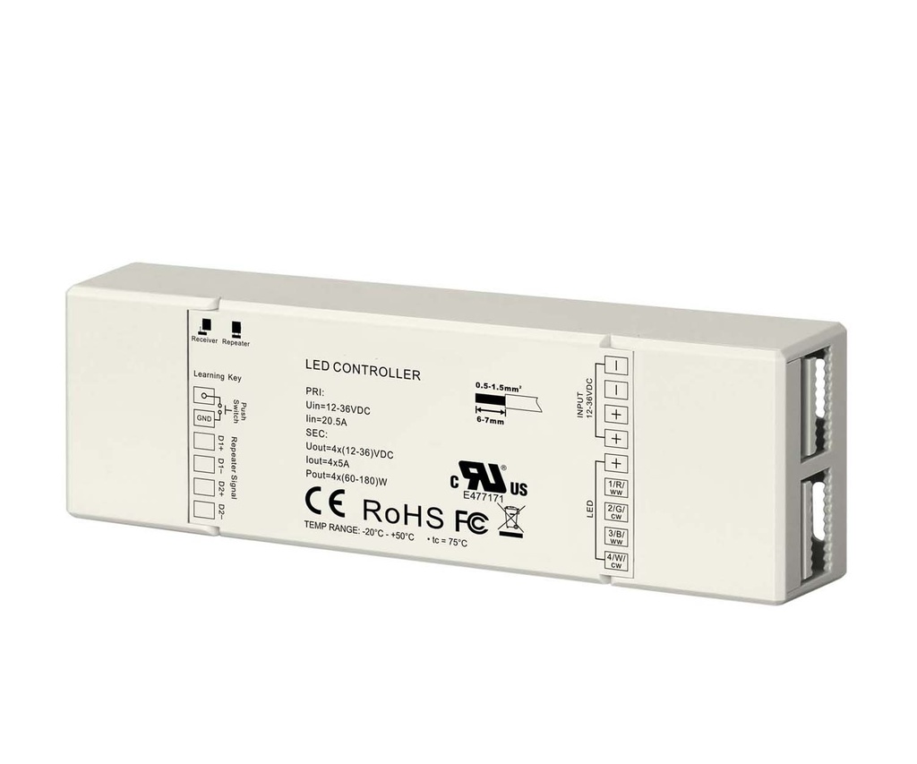 [UNI-RFREC] RF Ontvanger 4 kanaals