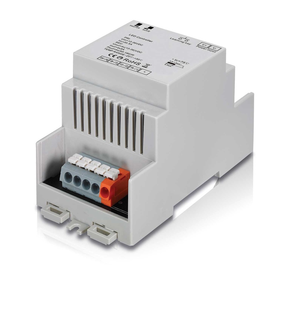 [UNI-RFREC-DIN] RF Ontvanger 4 kanaals DIN Rail