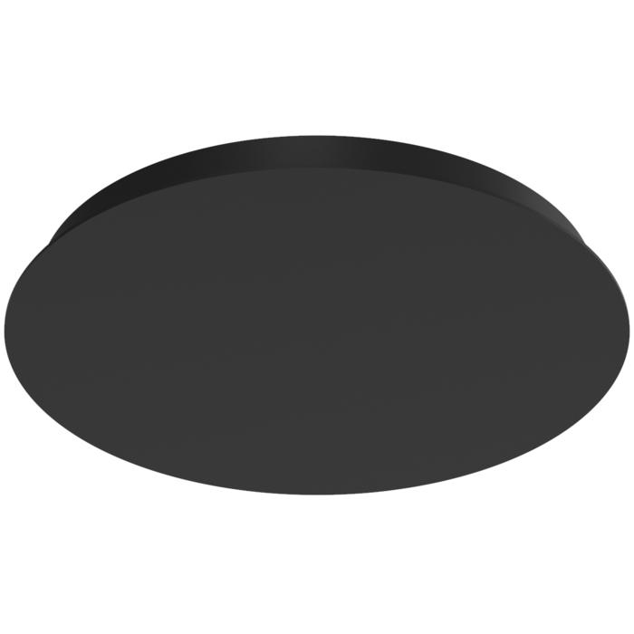 [PSM-962.2M] RONDO BOX opbouwbasis - rond - Ø300mm zonder gaten-spots of hanglampen afzonderlijk te bestellen zwa