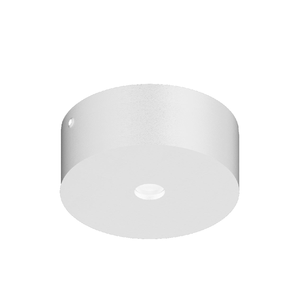 ROSETTE UP opbouwrozet - rond wit textuur