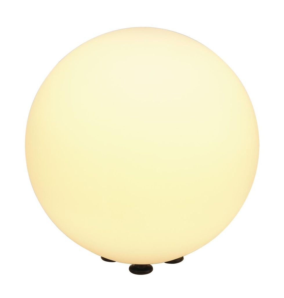 ROTOBALL FLOOR 40, outdoor staanlamp, TC-(D,H,T,Q)SE, IP44, bol, wit, Ø 40 cm, max. 24W