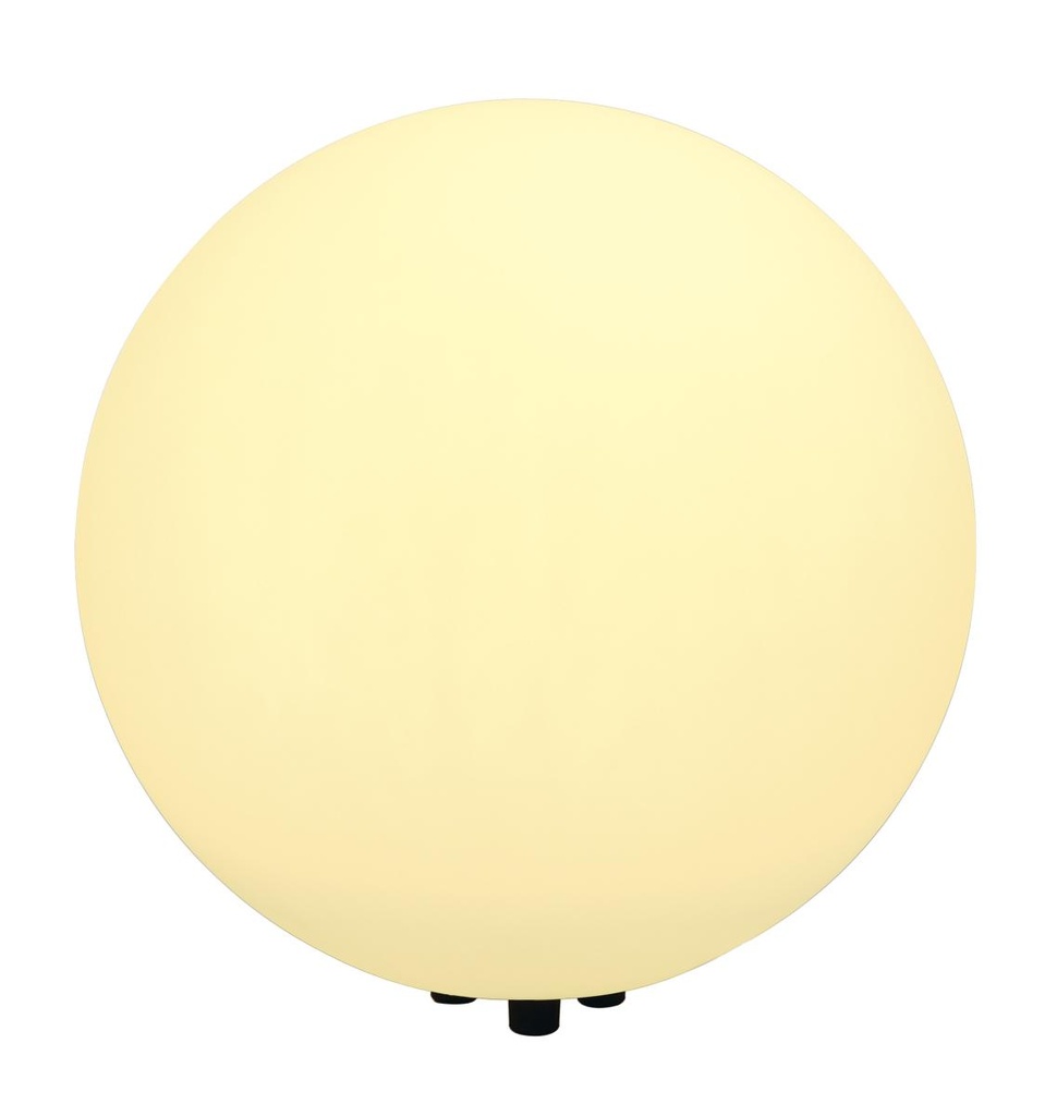 ROTOBALL FLOOR 50, outdoor staanlamp, TC-(D,H,T,Q)SE, IP44, bol, wit, Ø 50 cm, max. 24W