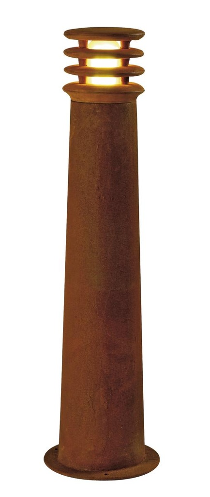 RUSTY 70, outdoor staanlamp, TC-DSE, IP55, rond, ijzer geroest, Ø/H 19/70 cm, max. 11W