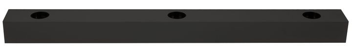 [TEC-TLC330XBEDSS] Rechth Basis 560x50x40 voor TECO LED NAULA Zw. 3x10W Sym Dim