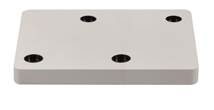 Rechthoek. Basis 320x160x35 voor TECO LED NAULA 4x10W Dim