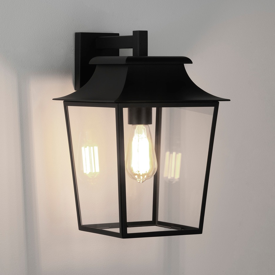 [AST-1340011] Richmond Wall Lantern 254 Textured Black