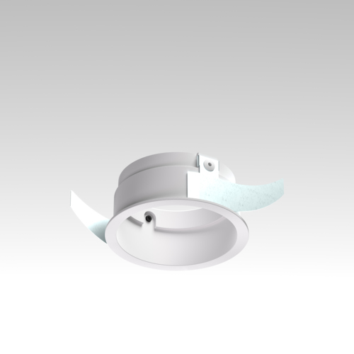Ring Recessed 62 1x IP55 White Matt