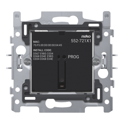 [NIK-552-72101] SLIMME ENKELVOUDIGE SCHAKELAAR, ZIGBEE®, 60X71MM, KLAUW