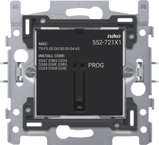 [NIK-552-72101] SLIMME ENKELVOUDIGE SCHAKELAAR, ZIGBEE®, 60X71MM, KLAUW
